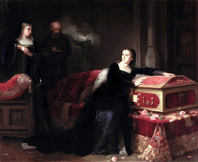 La reina doña Juana la Loca by Gabriel Maureta Aracil