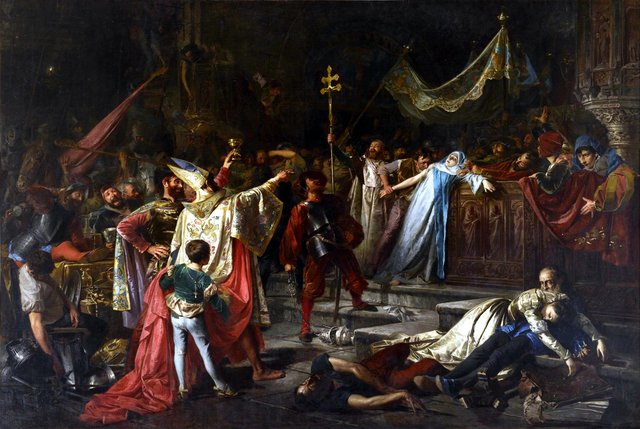 The Sack of Rome by Francisco Javier Amérigo y Aparici
