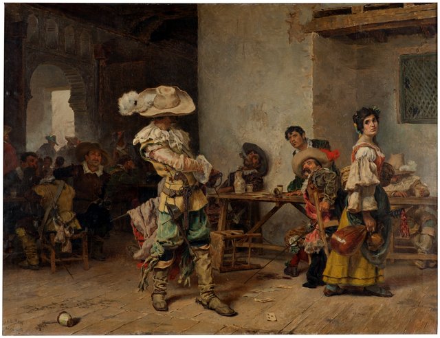 Un fanfarrón by Antonio Muñoz Degrain