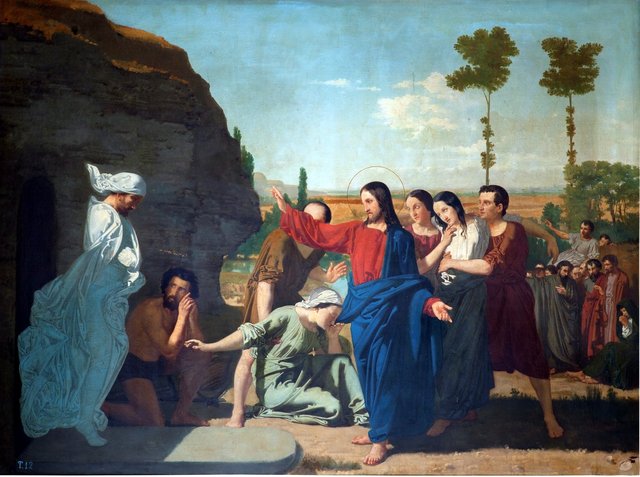 La resurrección de Lázaro by Juan García Martínez