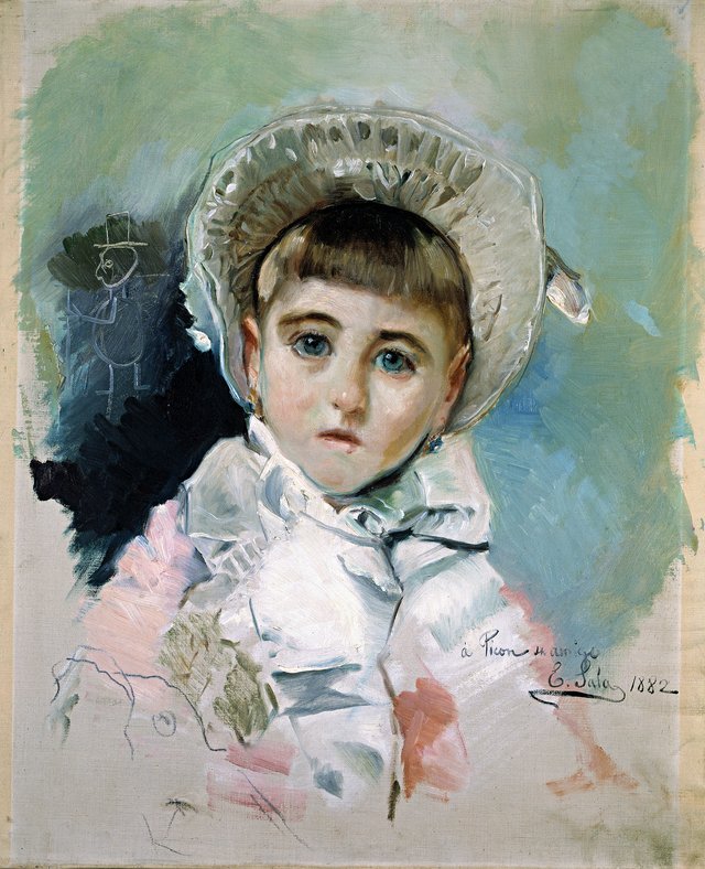 María Picón y Pardiñas, con capota blanca by Emilio Sala