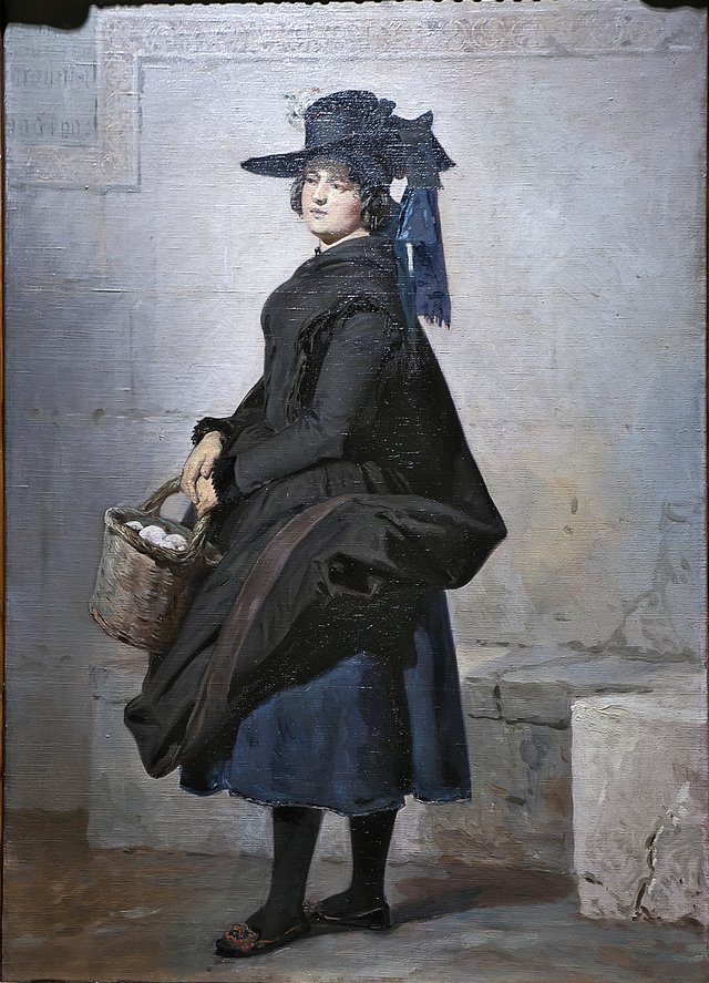 Aldeana del valle de Amblés (Tipos y costumbres de la provincia de Ávila) by Valeriano Bécquer