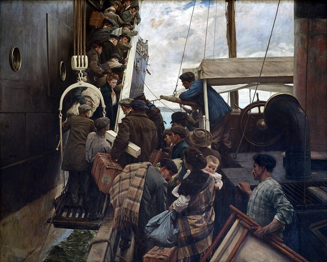 Emigrantes by Ventura Álvarez Sala