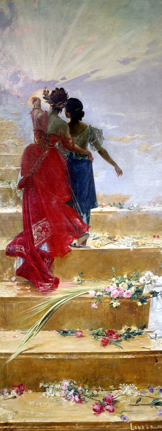 Spain taking glory to the Philippines by Juan Luna