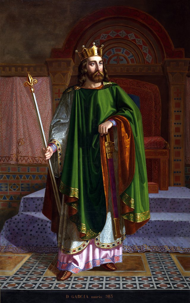 García I, rey de León by Mariano de la Roca y Delgado