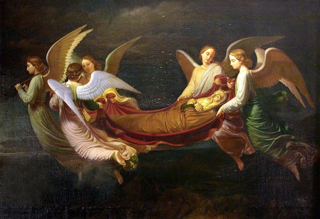 Moisés llevado por los ángeles by Joaquín Espalter y Rull