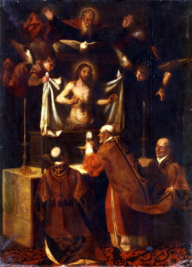Mass of Saint Gregory by Jerónimo Jacinto de Espinosa
