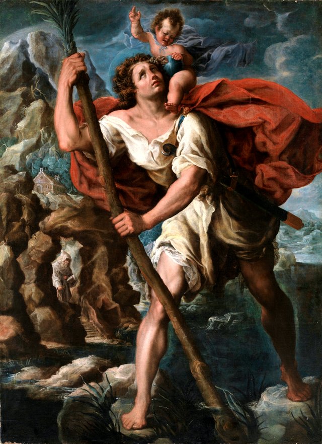 Saint Christopher by Orazio Borgianni