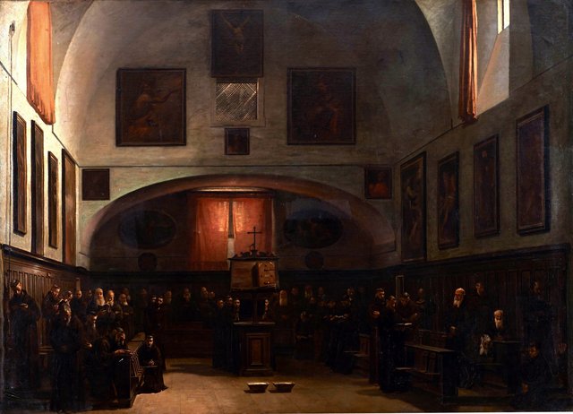 Capuchinos en el coro by Ricardo María Navarrete Fos