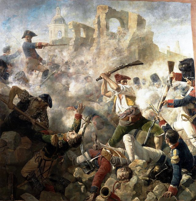 El gran día de Gerona (19 septiembre de 1809) by César Álvarez Dumont