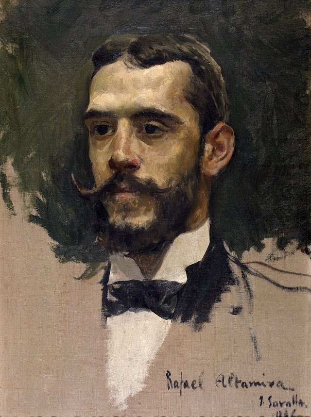 Rafael Altamira y Crevea by Joaquín Sorolla