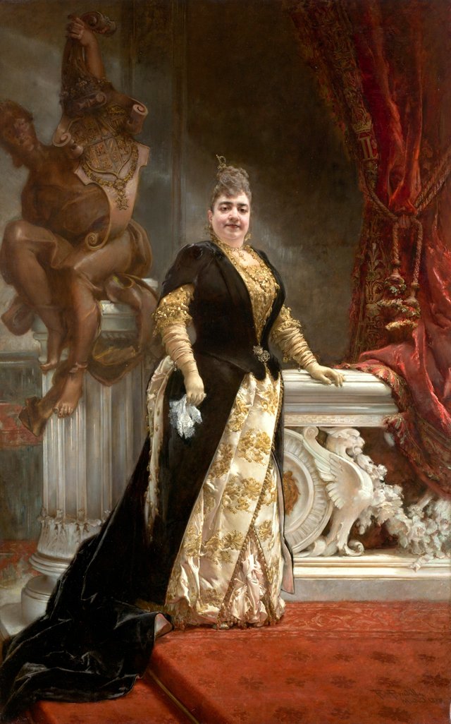 Raimunda Ossorio y Ortega marquesa de Linares by Francisco Pradilla y Ortiz