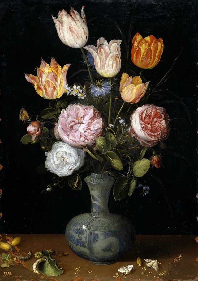 Vase of Flowers by Jan Brueghel the Elder