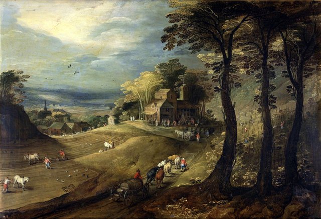 A Farm by Joos de Momper the Younger
