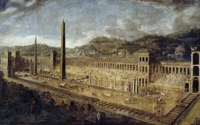 The Circus Maximus in Rome by Viviano Codazzi