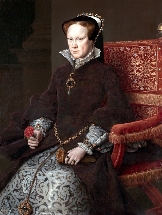 Portrait of Mary Tudor by Antonis Mor