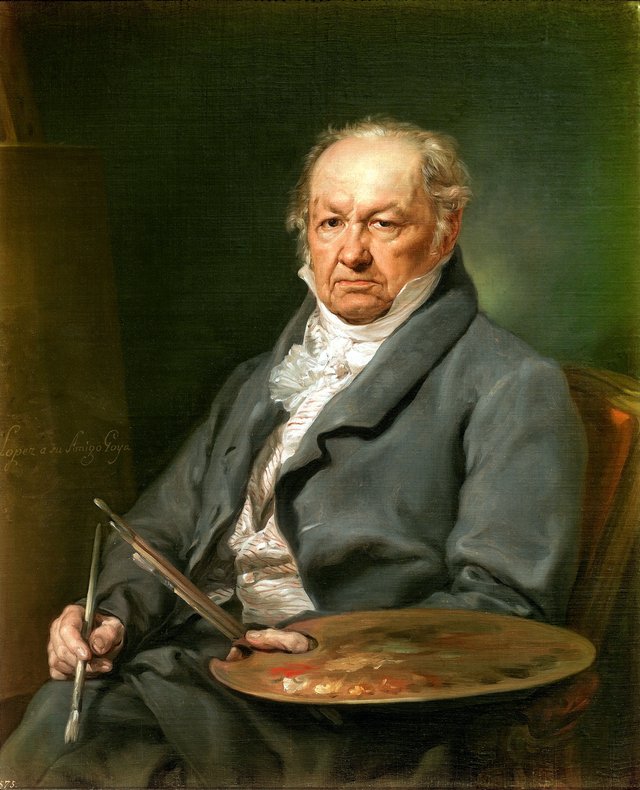 The Painter Francisco Goya by Vicente López Portaña