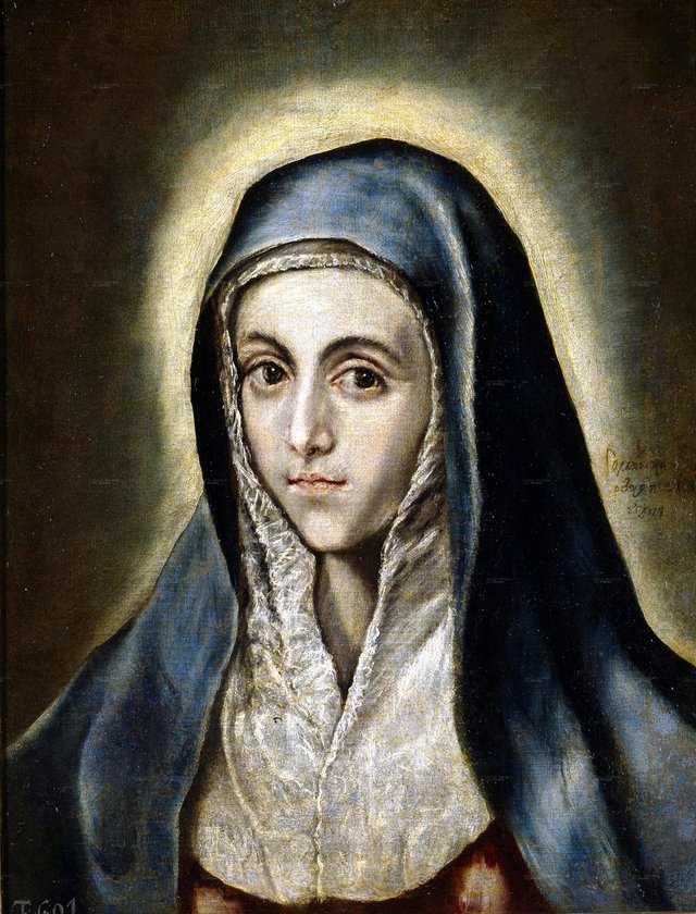 Mater dolorosa by El Greco
