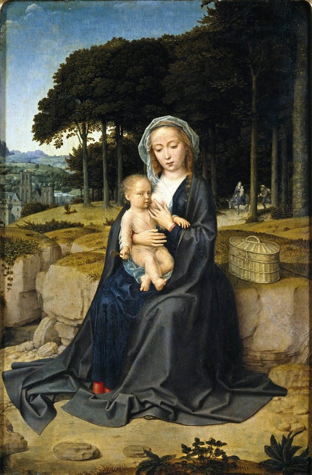 Rest on the Flight into Egypt by Gerard David