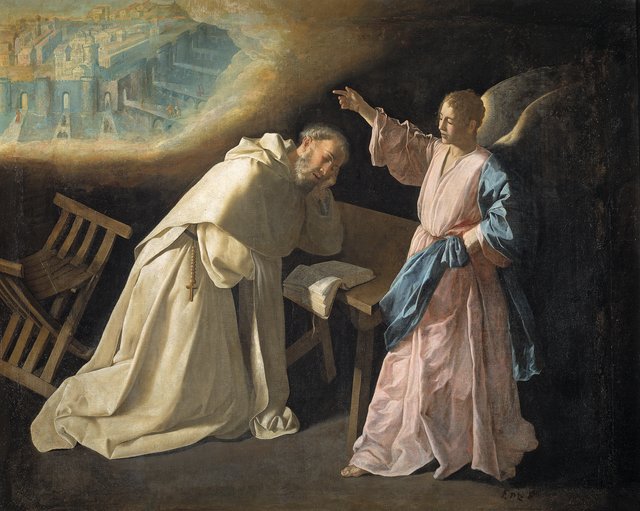 The Vision of Saint Peter Nolasco by Francisco de Zurbarán
