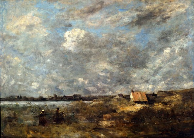 Stormy Weather, Pas de Calais by Jean-Baptiste Camille Corot