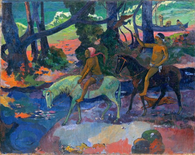 The ford by Paul Gauguin