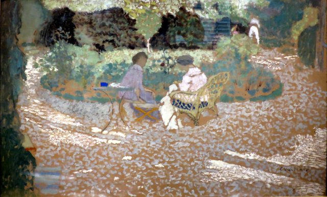In the Garden by Édouard Vuillard