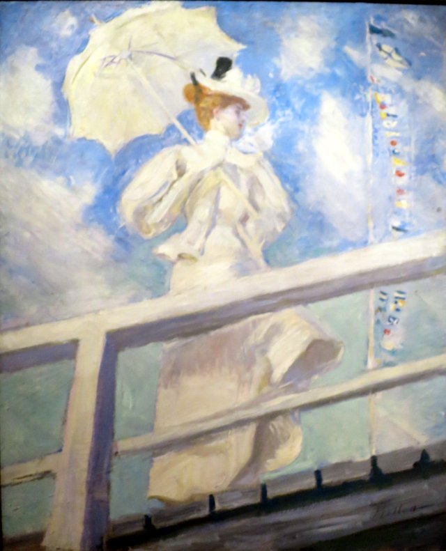 Dame en blanc by Paul César Helleu