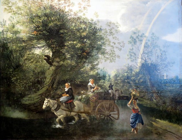 Crossing a Creek by Johannes Siberechts