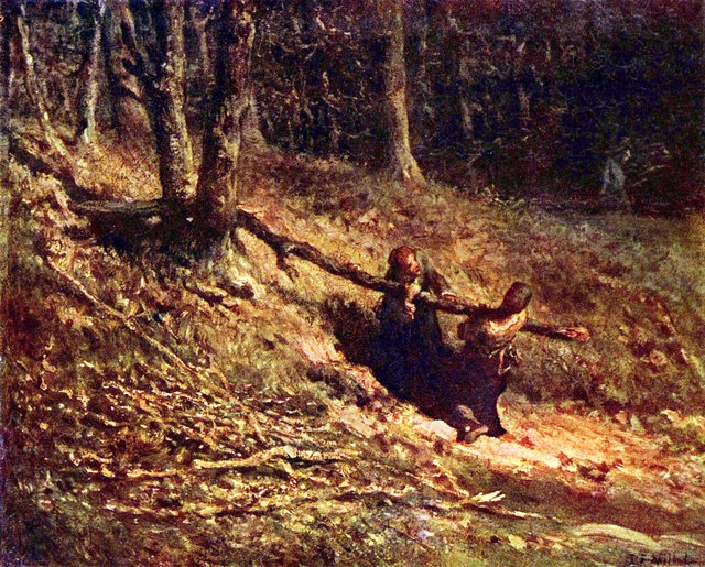 Reisigsammlerinnen by Jean-François Millet