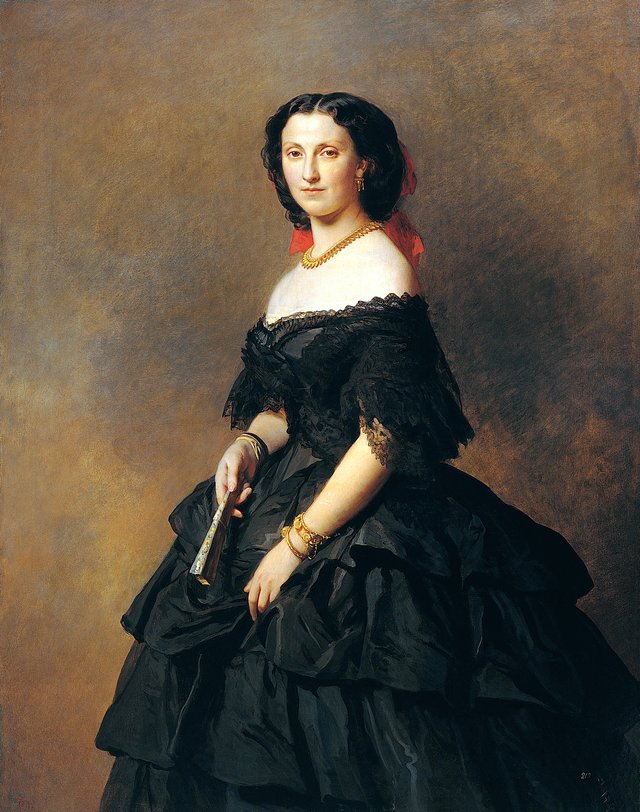 Portrait of Princess Elizabeth Alexandrovna Baryatinskaya by Franz Xaver Winterhalter