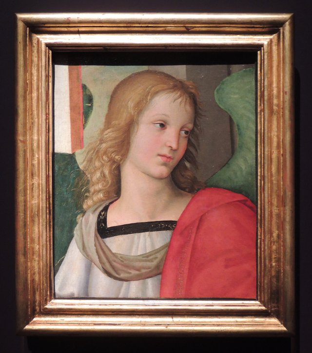 Angel from Baronci Altarpiece by Raphael