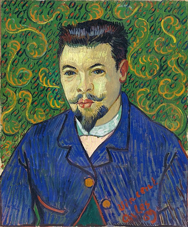 Portrait of Doctor Felix Rey by Vincent van Gogh