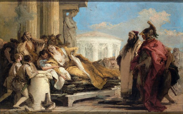 Death of Dido by Giovanni Battista Tiepolo