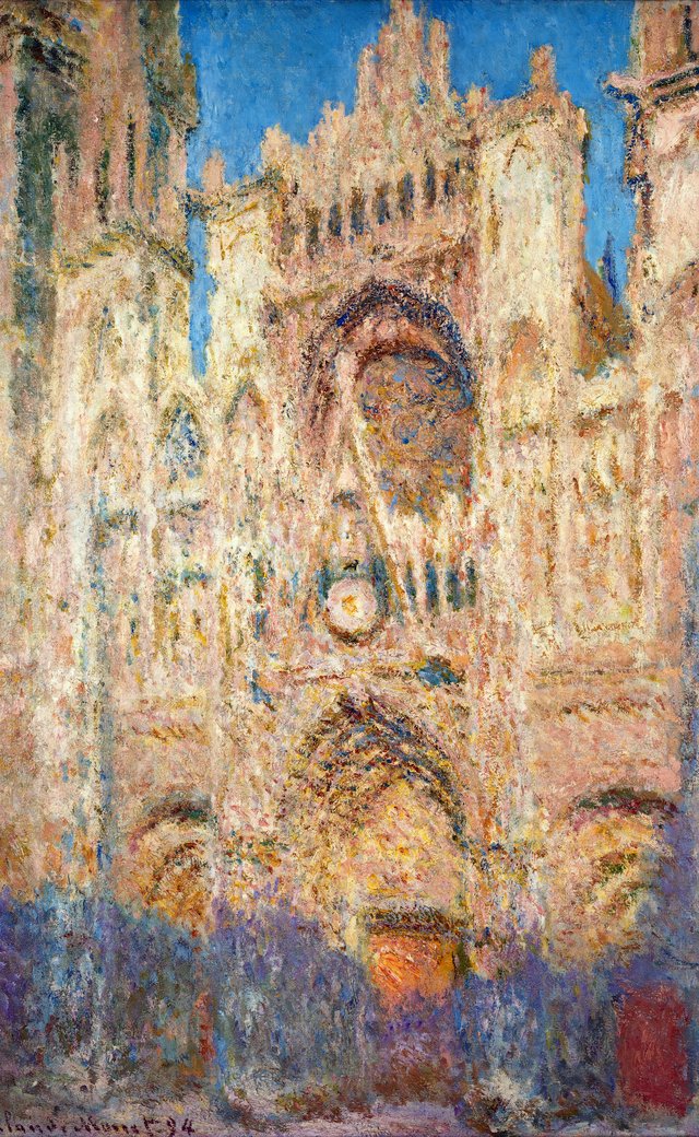 Rouen Cathedral, End of the Day by Claude Monet