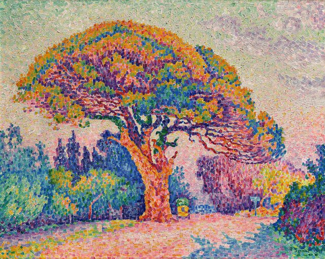 The Pine Tree at Saint Tropez by Paul Signac