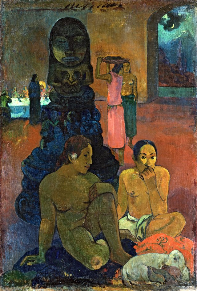 The Great Buddah by Paul Gauguin