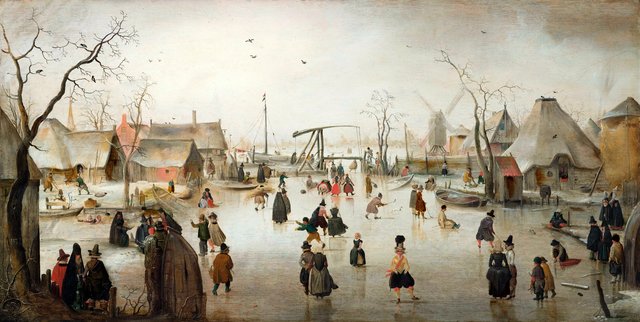 Ice Scene by Hendrick Avercamp