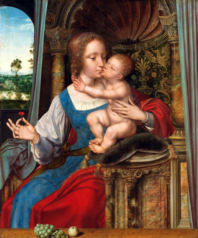The Virgin and Child by Quinten Metsys