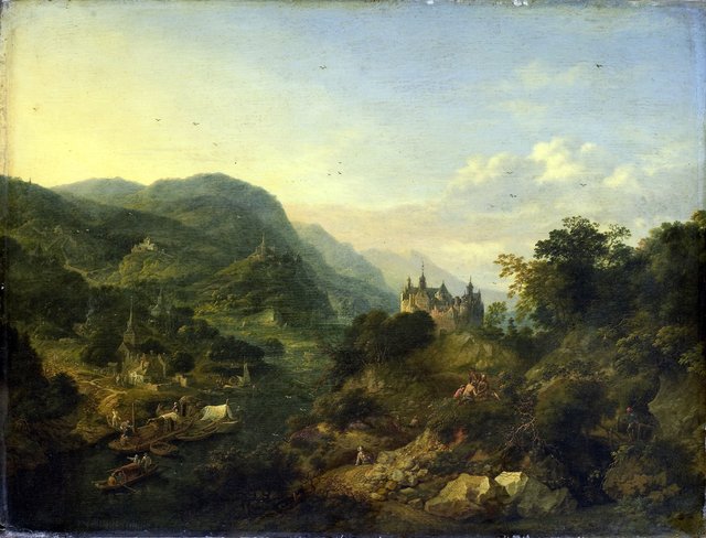 River view by Jan Griffier I