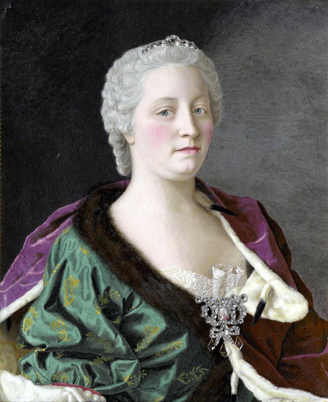 Maria Theresa, Archduchess of Austria, Queen of Hungary and Bohemia, and Holy Roman Empress by Jean-Étienne Liotard