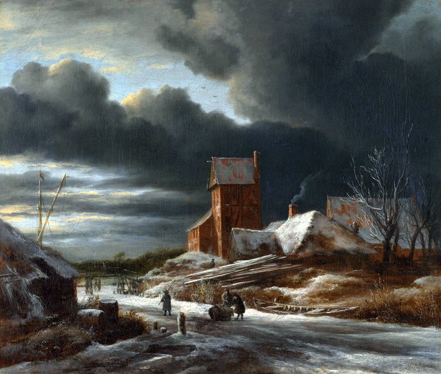 Winter Landscape by Jacob van Ruisdael