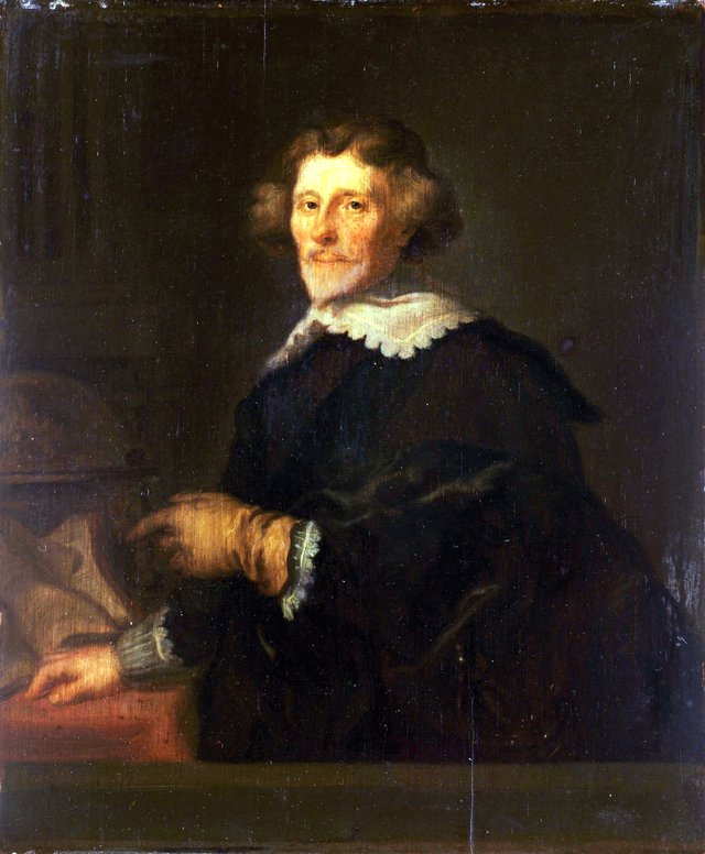 Portrait of Pieter Cornelis Hooft (1581-1647), High bailiff of Muiden, historian and poet by Joachim von Sandrart the Elder