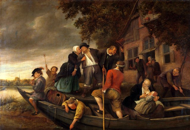 The merry homecoming by Jan Steen