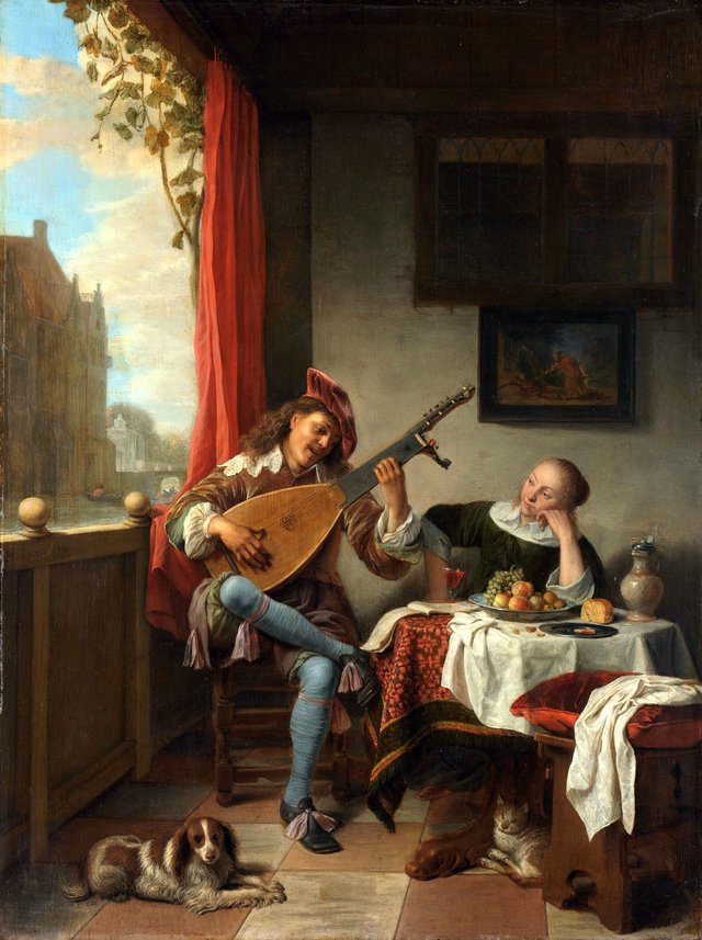 Lute Player by Hendrik Martenszoon Sorgh