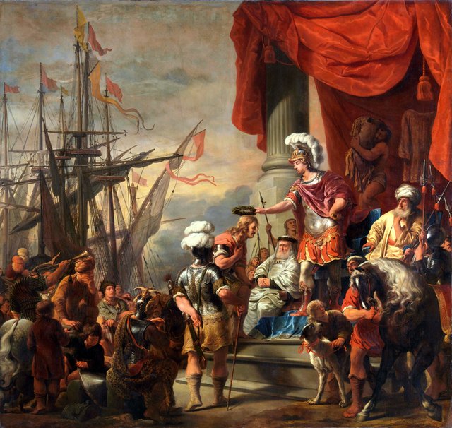 Aeneas Crowning Cloanthus by Ferdinand Bol