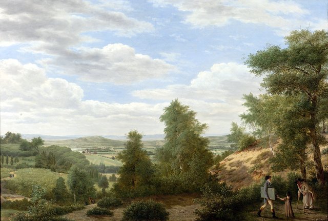 View of the Valley of Montmorency near Saint-Leu-la-Forêt by Pieter Rudolph Kleijn