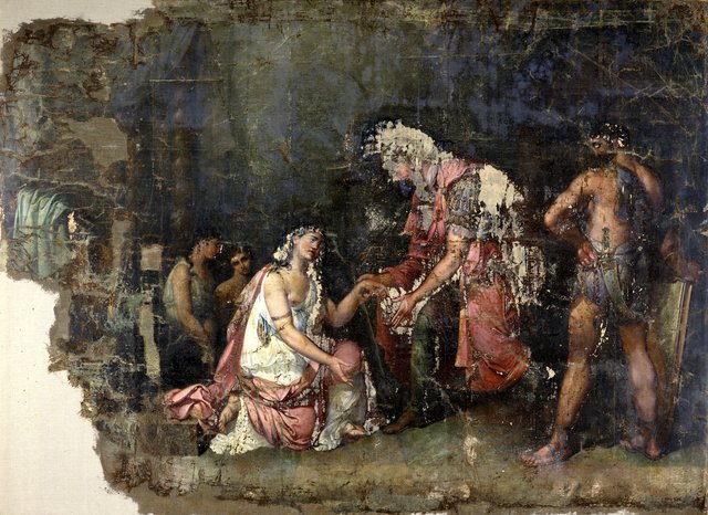 Sophonisba kneeling before Masinissa, King of Numidia by Benjamin Wolff