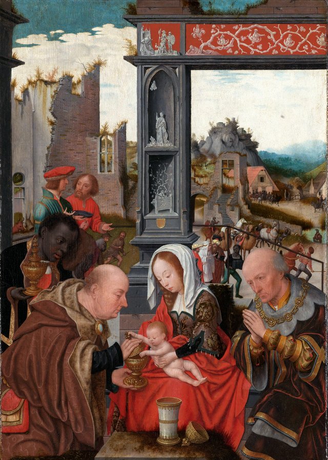 The Adoration of the Magi by Jan Mostaert