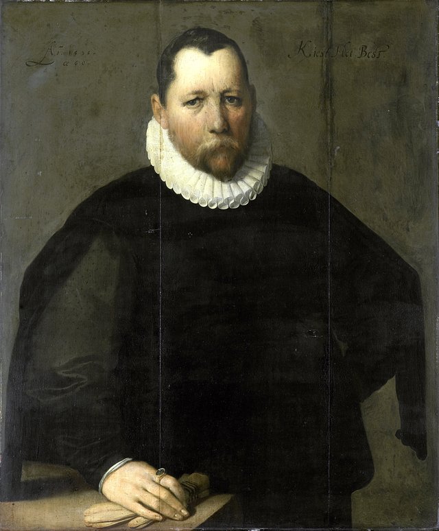 Portrait of Pieter Jansz. Kies by Cornelis van Haarlem